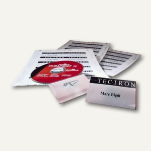 Namensschilder-Set mit Nadel