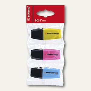 Boss Minipack 3er Set gelb
