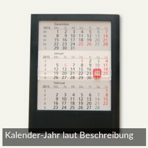 Artikelbild: 3-Monats-Tischaufstellkalender - 12.5 x 16 x 1.4 cm