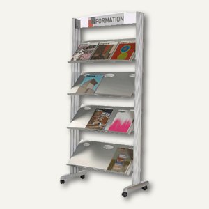Mobiler Prospektständer Silver Line XL