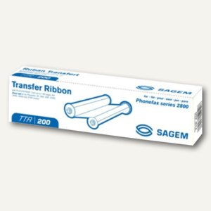 Thermotransferrolle schwarz 3er Pack