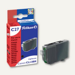 Artikelbild: Tintenpatrone C27 für Canon CLI-8bk mit Chip