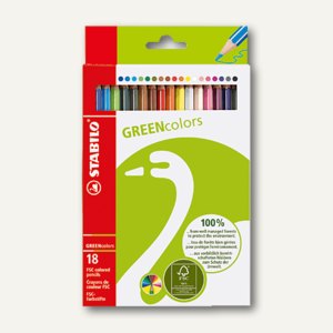 Farbstifte GREENcolors aus FSC-Holz