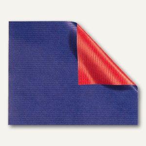 Geschenkpapier blau-hochrot