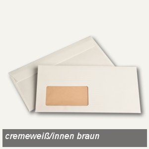 Fensterbriefhülle naturelle DL