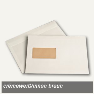 Fensterbriefhülle naturelle C5