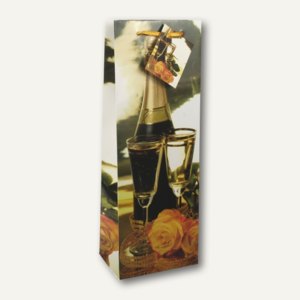 Flaschen-Lacktragetasche Sekt
