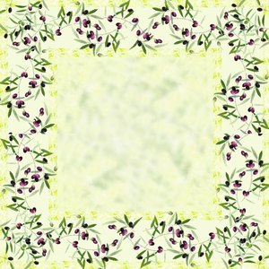 Mitteldecke Olive Twig