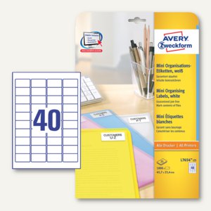Mini-Organisationsetiketten