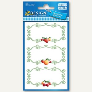 Einmachetiketten Designrahmen