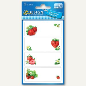 Einmachetiketten Erdbeeren