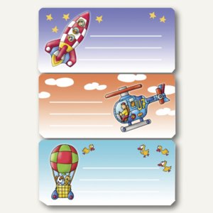 Buchetiketten Flieger