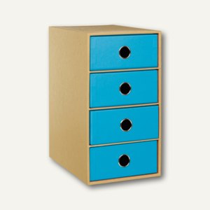 NATURE PACIFIC 4er Schubladenbox DIN A5