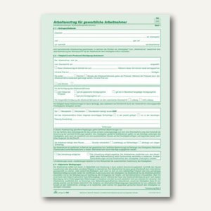 Anstellungsvertrag gewerbliche Arbeitnehmer