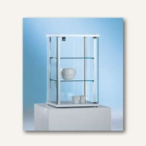 Ganzglasvitrine / Aufsatzvitrine FORUM 4 - 70x43x43 cm