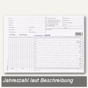 Urlaubs- und Fehltagedatei 2016