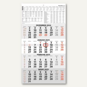 4-Monatswandkalender - 33 x 63.5 cm