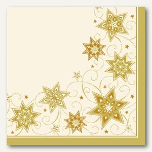 Servietten Just Stars creme