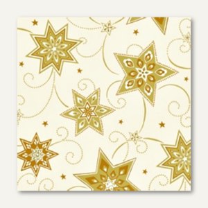 Servietten Just Stars creme