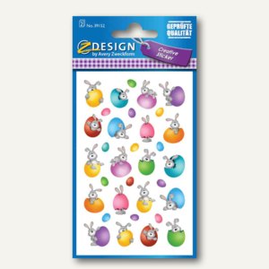 ZDesign Oster-Sticker Hasen im Ei
