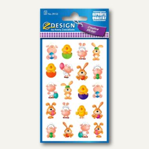 ZDesign Oster-Sticker Ostertiere