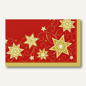 Mitteldecke Just Stars rot