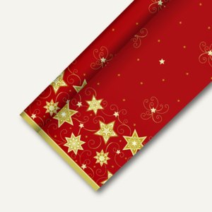 Tischdecke Just Stars rot