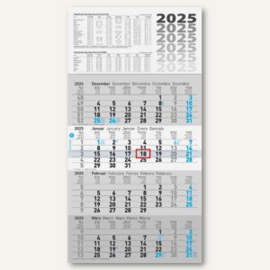 Artikelbild: 4-Monats-Wandkalender - 300 x 600 mm