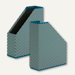 TRIANGLE Cyan - Stehsammler für DIN A4