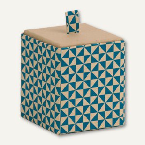 Vorratsbox TRIANGLE Cyan