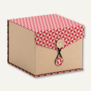 Box mit Klappdeckel TRIANGLE Magenta