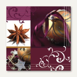 Servietten Glamorous Christmas