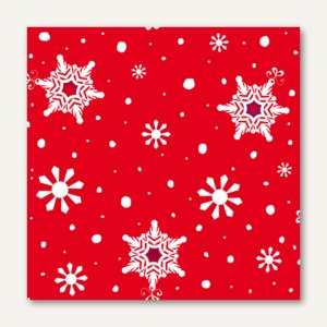 Servietten Snowflakes