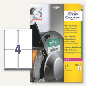 Folien-Etiketten - ultra-resistent