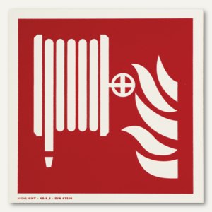 Hinweisschild - Brandschutz / Löschschlauch