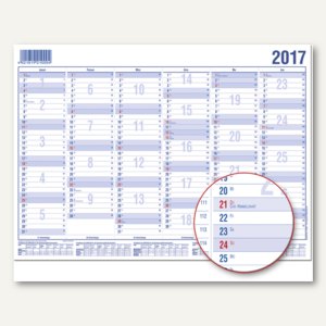 Arbeitstagekalender DIN A5