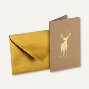 Weihnachtskarte DIN A6 + Umschlag DIN C6