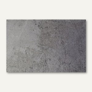 Magnetische Glastafel in Beton-Optik