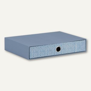 Schubladenbox für DIN A4 - BILBAO - BLUE