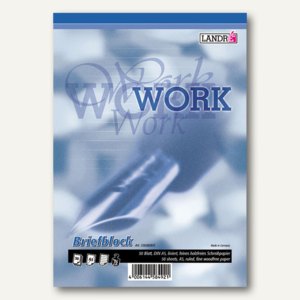 Briefblock DIN A4