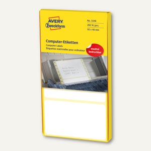 Adress-Etiketten f. Schreibmaschine