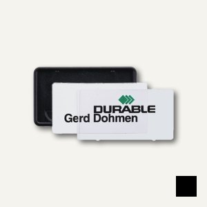 Namensschild Clip-Card mit Kombiklemme