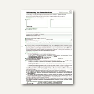 Mietvertrag für Gewerberäume
