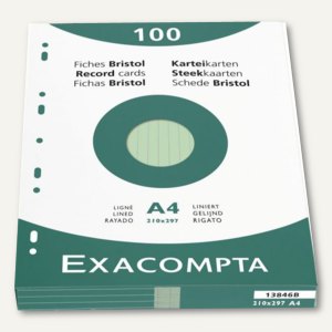 Karteikarten DIN A4