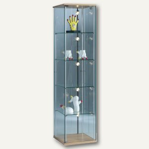Ganzglasvitrine FORUM 1 - 1.720 x 430 x 430 mm
