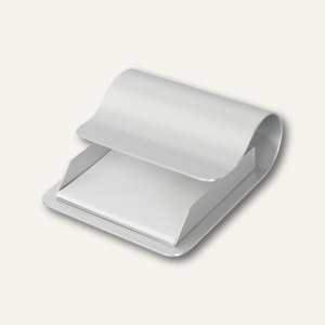 Zettelbox aus eloxiertem Aluminium